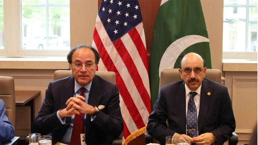 واشنگٹن،وزیر خزانہ کی امریکہ پاکستان بزنسل کونسل کے وفد سے ملاقات