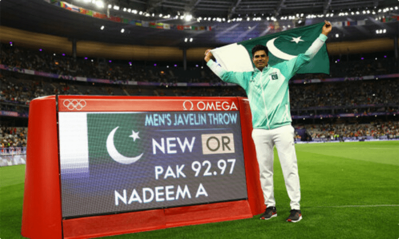 ارشد ندیم نے40سال بعد پاکستان کیلئے گولڈ میڈل جیت لیا