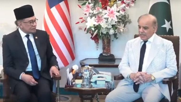 وزیراعظم سے ملائیشین ہم منصب کی بالمشافہ ملاقات