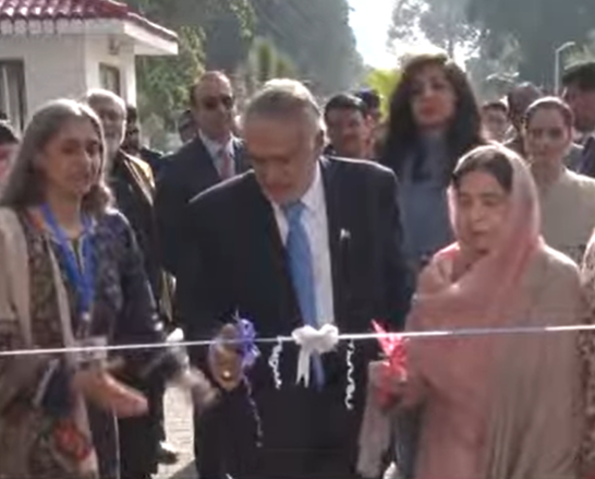 نائب وزیراعظم کا پفوا چیریٹی بازار کا افتتاح