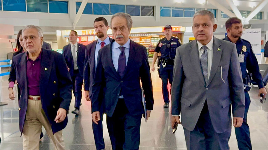اسحاق ڈار سلامتی کونسل کے اعلیٰ سطح اجلاس کی صدارت کیلئے نیویارک پہنچ گئے