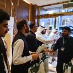 پاکستانی عازمینِ حج کی پہلی پرواز مدینہ منورہ پہنچ گئی، شاندار استقبال