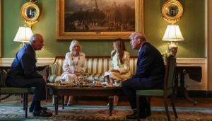 کنگ چارلس اور ملکہ کمیلا کا واشنگٹن دورہ شروع، ٹرمپ سے ملاقات، سیکیورٹی سخت