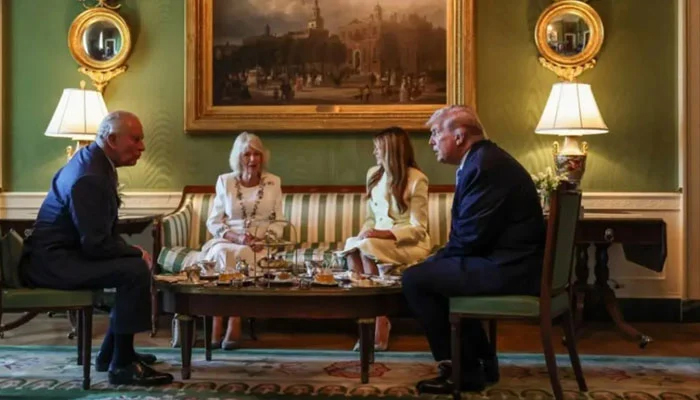 کنگ چارلس اور ملکہ کمیلا کا واشنگٹن دورہ شروع، ٹرمپ سے ملاقات، سیکیورٹی سخت