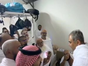 "محسن نقوی کا منیٰ میں پاکستانی حجاج کے کیمپ کا دورہ، انتظامات پر اطمینان کا اظہار