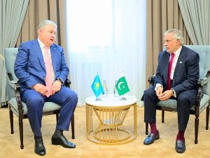 پاکستان اور قازقستان کا تجارت، سرمایہ کاری اور علاقائی تعاون بڑھانے پر اتفاق